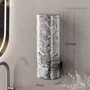 <span class=keywords><strong>Dispenser</strong></span> a <span class=keywords><strong>ventosa</strong></span> trasparente in plastica acrilica a parete facile da installare per <span class=keywords><strong>sapone</strong></span> liquido per <span class=keywords><strong>sapone</strong></span> per animali domestici - Product Image 2