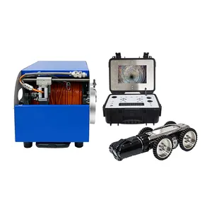 IP68 Waterproof CCTV Auto Focusing Sewage Drainage Pipe Inspect Crawler Robot PTZ Camera Price