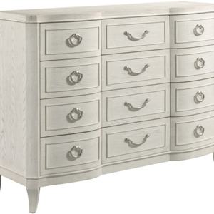 Vintage Minimalist <b>White</b> Wooden 3-Drawer Nightstand Bedside Table for Bedroom Dining Kitchen Hotel Storage for Living Room - Product Image 6