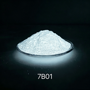 Polvo <span class=keywords><strong>Fluorescente</strong></span> Blanco que Brilla en la Oscuridad al por Mayor para Resina Epoxi y Uñas, Pigmento de Larga Duración - Product Image 1