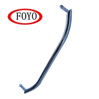 Balustrade ronde FOYO en acier inoxydable 304 de 18 pouces, soudure lisse, antidérapante, facile à fabriquer pour accessoires de bateau/yacht/kayak.
