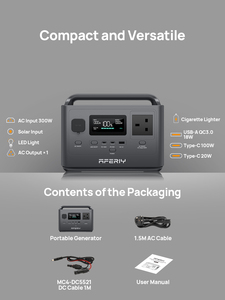 ไฟฉายแบบพกพาชนิด Type C 400W สถานีพลังงานแสงอาทิตย์แบบพกพา แบตเตอรี่ลิเธียม สถานีพลังงานแสงอาทิตย์แบบพกพา - Product Image 3