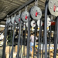 Appareil d'entraînement à corde sans fin pour la maison, machine d'escalade, équipement de traction pour squats et fitness