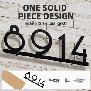 ป้ายเลขที่บ้านแบบ LED พร้อมไฟส่องสว่าง ป้ายอิเล็กทรอนิกส์สำหรับติดตั้งเลขที่บ้าน - Product Image 3