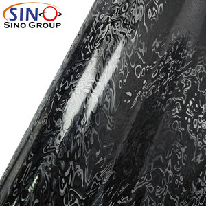 Sinovinyl <span class=keywords><strong>Chrome</strong></span> 3D vũ trụ Vinyl lá cho trang trí xe cơ thể gói Sticker Vinyl sợi carbon patten - Product Image 6