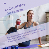 Complément Alimentaire en Capsules de L-Carnitine Tartrate pour Améliorer l'Endurance à l'Exercice, les Antioxydants et Stimuler le Métabolisme - Capsules EGCG