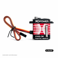 Servomoteur étroit XQ-POWER XQ-S2221D 22KG numérique sans noyau, corps de 12mm, étanche, 0.10s, 8.4V pour avion RC et UAV, vente en gros