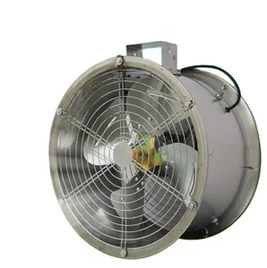 Kipas Sirkulasi Udara Rumah Kaca 220V Ventilasi Industri Kipas Ekstraktor Aliran Udara Tahan Ledakan Horizontal