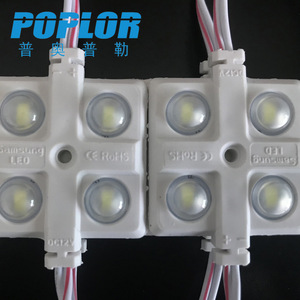 โมดูลไฟ LED Poplor 4 ดวง สีขาว ใช้ไฟ DC 12V สำหรับป้ายโฆษณา - Product Image 3