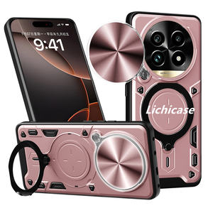 Lichicase Push WindowAnti-drop couverture Mobile pour Realme 14 Pro + 5G voiture Adsorption robuste béquille étuis de téléphone portable - Product Image 2