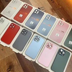 Hot Selling AG Glass Case For Iphone 13/13 Pro/13 Pro Max AG Matte Glass Silicone Case Full Camera Lens Protection