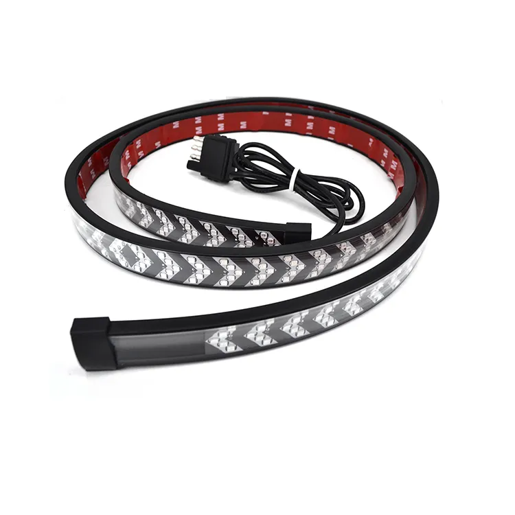 Berkualitas Baik 12 V IP68 Tahan Air Lampu LED Strip Tailgate Sinyal Belok Berhenti Lampu Bar untuk Truk SUV