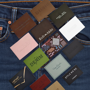 Wholesale Custom Personalized Identification <strong>Label</strong> Is Suitable for Custom <strong>Jeans</strong> Hats Bags with Low MOQ <strong>Leather</strong> <strong>Labels</strong> - Product Image 1