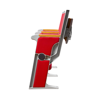 Bureaux et chaises d'université à étages, pliables, modernes, en contreplaqué, pour salles de classe multimédia, tables et chaises fixes pour auditorium scolaire