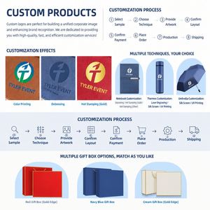 Custom Logo 5 in 1 A5 Notebook <b>Pen</b> USB Drive Umbrella <b>Water</b> Bottle Corporate Business Gift Box Set - Product Image 4