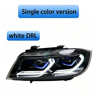 LIANGTU Auto-Frontscheinwerfer LED-Scheinwerfer für BMW 3er Serie E90 E91 2005-2012 Voll-LED Gelb-Weiß DRL Scheinwerfer Plug-and-Play