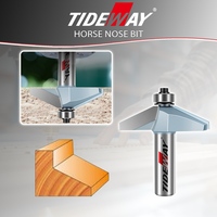 Mata Bor Router CNC Tideway untuk Pemesinan Kayu, Berbahan Tungsten Carbide dengan Lapisan Tin, Tersedia OEM/ODM