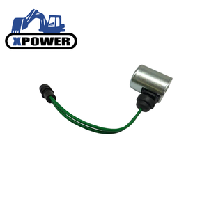Bobine solénoïde de vanne de commande de système hydraulique Xpower 0696-06-00 186-1525 06960600 pour tracteur, chargeuse, niveleuse 6 mois - Product Image 1
