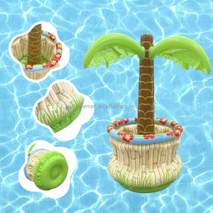 Mart Nouvellement Conçu Cocotier Gonflable Boisson Porte-Gobelet Piscine Tasse Flotteur pour Cocktails Seau À Glace Fête D'été Must Have - Product Image 4