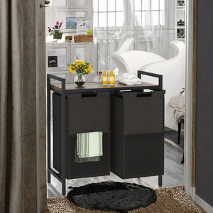 Cesto para Ropa Sucia de Gran Capacidad, Contenedor de Almacenamiento con Asa, Organizador Rectangular para Baño - Product Image 3