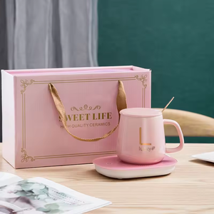 Boîte Cadeau pour Fille Saint-Valentin Mariage Anniversaire – Sous-Verre Chauffant Électrique USB Thermostatique pour <span class=keywords><strong>Tasse</strong></span> à Café, <span class=keywords><strong>Chauffe</strong></span>-<span class=keywords><strong>Tasse</strong></span> pour Cadeau - Product Image 4