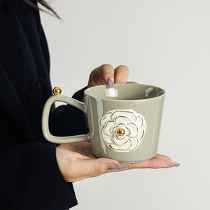 Taza <span class=keywords><strong>de</strong></span> cerámica <span class=keywords><strong>de</strong></span> gama alta Vintage <span class=keywords><strong>de</strong></span> estilo moderno con <span class=keywords><strong>diseño</strong></span> Original <span class=keywords><strong>de</strong></span> Camelia Taza <span class=keywords><strong>de</strong></span> café <span class=keywords><strong>de</strong></span> oficina diseñada <span class=keywords><strong>para</strong></span> mujeres - Product Image 3