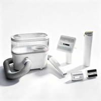 Kit de toilettage pour animaux 5-en-1 amélioré, tondeuse professionnelle pour chiens, bac à poussière 3L, 7 vitesses, faible bruit