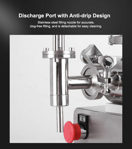 Machine de remplissage pneumatique avec agitateur pour miel, chocolat, sauce chili, pâte de crevettes, beurre de cacahuète, crème, mayonnaise - Product Image 4