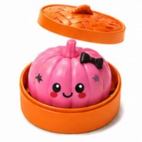 Jouets Squishy Halloween 2026 en forme de boulette et de citrouille créatifs, en TPR, anti-stress et sensoriels