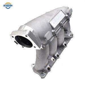 ホンダKシリーズK20a K20a2 K20a3 K24a1 K24a4エンジン用溶接アルミニウム超ストリートインテイクマニホールド - Product Image 5