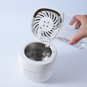 Nettoyeur ultrasonique UV portable rechargeable 1800 mAh avec ventilateur de séchage pour le nettoyage des appareils dentaires, des bijoux et des colliers, idéal pour les voyages et la maison - Modèle 2025 - Product Image 1