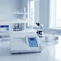 Spectrophotomètre UV-Vis 200-1000 nm à faisceau unique avec ajustement automatique de zéro, enregistrement des courbes standard, spectromètre pour tests environnementaux de l'eau