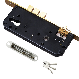 <span class=keywords><strong>Serrure</strong></span> à mortaise multipoints 4585 en acier inoxydable avec cylindre magnétique, ensemble de corps de <span class=keywords><strong>serrure</strong></span> pour porte de sécurité, <span class=keywords><strong>3</strong></span> clés, vente en gros du fabricant - Product Image 1