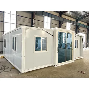 Luxury Prefabricated Villa Portable Light Steel Living Kits Expandable Mobile Tiny House Container House With Kitchen