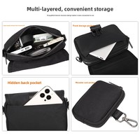 Crossbodytas Mobiele telefoontas voor heren Lichtgewicht kleine schoudertas in Japanse stijl Nieuwe casual trendy rugzak met enkele schouder