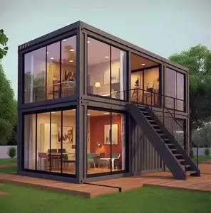 Ready to Ship Portable Modern Customized Color Prefab Modular Container Homes Small Office