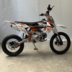 Meilleure moto tout-terrain 125cc d'entrée de gamme pour adolescents et adultes, 2 roues, démarrage électrique par bouton-poussoir, frein à disque hydraulique avant et arrière, sortie d'usine - Product Image 5