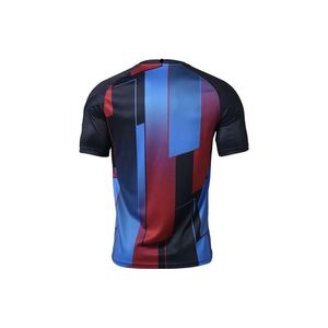 Árbitro Jersey Uniformes de manga larga Negro Blanco Rayas Hombres Mujeres Árbitro de fútbol Camisa con bandera americana - Product Image 2