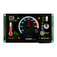 Pantalla Inteligente TFT RS485 Modbus de 5 Pulgadas con Pantalla Táctil Capacitiva Proyectada WL0F00050000FGDAASA00 Pantalla TFT Winstar