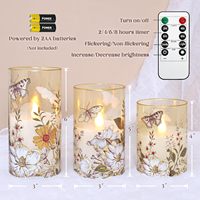 Bougies LED sans flamme Papillon à télécommande, intensité variable, écologiques, à piles, pour la maison, les fêtes, les mariages, Noël, Diwali, le printemps