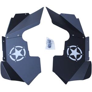 Revestimientos de Guardabarros Delanteros y Traseros de Acero con Logotipo Blanco para <span class=keywords><strong>Jeep</strong></span> Wrangler Jk Jku Sport Sahara <span class=keywords><strong>Rubicon</strong></span> & Unlimited 4 D 2007-2018 - Product Image 5