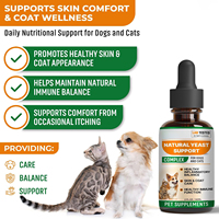Probiotiques liquides en gouttes pour animaux de compagnie OEM, pour chiens et chats, santé intestinale, soutien immunitaire, absorption rapide, aide digestive pour la santé