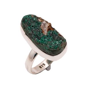 Wholesale Natural <b>Malachite</b> 925 Sterling Silver Ring Handmade Fine Silver Indian Wedding <b>Jewelry</b> Bulk Supply - Product Image 1