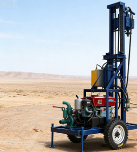 Machine de forage de puits d'eau alimentée par un moteur diesel de 22 CV, profondeur de forage de 150 à <span class=keywords><strong>200</strong></span> m, équipement de forage portable à <span class=keywords><strong>vendre</strong></span> - Product Image 4