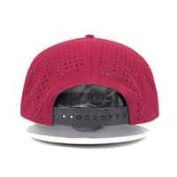 Geperste mesh twill 5-panel baseballcap met aangepast logo, minimalistisch, unisex, verstelbaar, outdoor streetwear pet