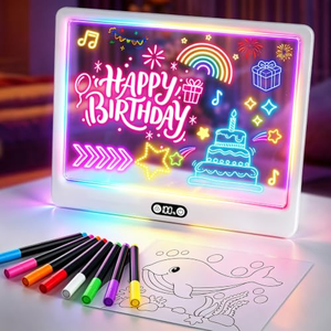ชุดของเล่นวาดรูปอะคริลิคใสพิเศษพร้อมไฟ LED สำหรับเด็กเพื่อการศึกษา ขายส่งจากโรงงาน ปี 2026 - Product Image 1