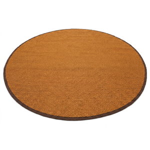 Tapis de tente en fibre de coco naturelle, rond, tissé, pour le camping, tapis de sol écologique, tapis de glamping extérieur, taille personnalisée, qualité d'exportation - Product Image 1