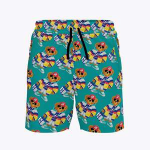 Personalización de soporte de un artículo Hawaiian Casual Loose Men's Five Quarter Shorts, Beach Travel Casual Trend Shorts - Product Image 6