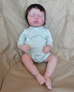 Poupées réalistes peintes à la main, <span class=keywords><strong>Loulou</strong></span>, 19 pouces, nouveau-nés réalistes, garçons et filles, poupées endormies avec vêtements et jouets d'alimentation - Product Image 2