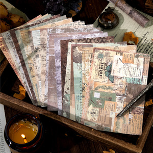 30 feuilles/paquet de papier pour scrapbooking, série Rêve de l'ancien, papier de base décoratif pour collage DIY, pour carnets faits main - Product Image 1